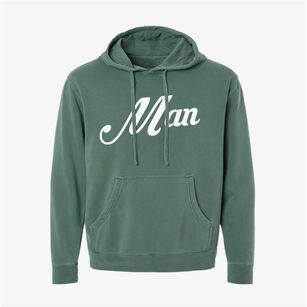 Man West Virginia Vintage Team Pigment-Dyed Hoodie