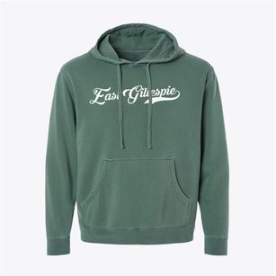 East Gillespie Illinois Vintage Team Pigment-Dyed Hoodie
