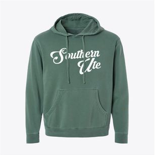 Southern Ute Colorado Vintage Team Pigment-Dyed Hoodie