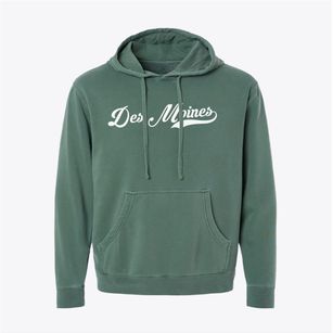 Des Moines New Mexico Vintage Team Pigment-Dyed Hoodie