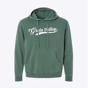 Grain Valley Missouri Vintage Team Pigment-Dyed Hoodie