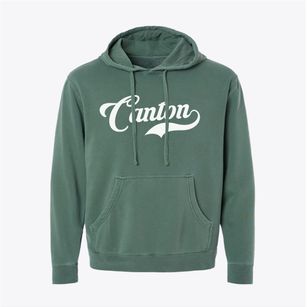 Canton New York Vintage Team Pigment-Dyed Hoodie