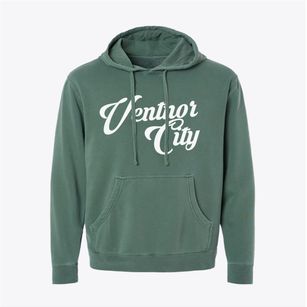 Ventnor City New Jersey Vintage Team Pigment-Dyed Hoodie