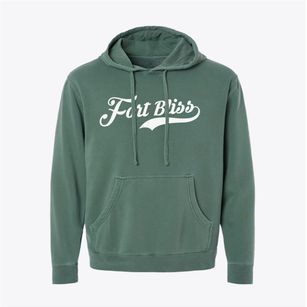Fort Bliss Texas Vintage Team Pigment-Dyed Hoodie