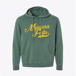 Niagara Falls New York Vintage Team Pigment-Dyed Hoodie