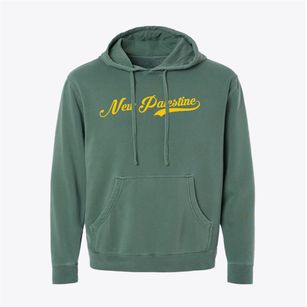 New Palestine Indiana Vintage Team Pigment-Dyed Hoodie