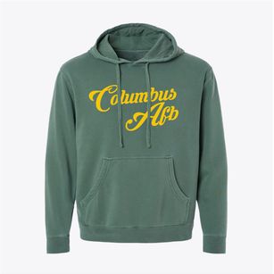Columbus Afb Mississippi Vintage Team Pigment-Dyed Hoodie
