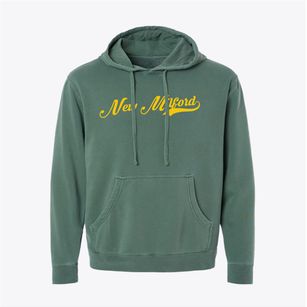 New Milford Illinois Vintage Team Pigment-Dyed Hoodie
