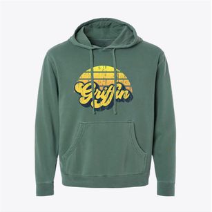 Griffin Georgia Sublime Sunset Pigment-Dyed Hoodie