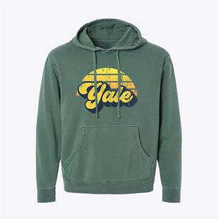 Yale Illinois Sublime Sunset Pigment-Dyed Hoodie