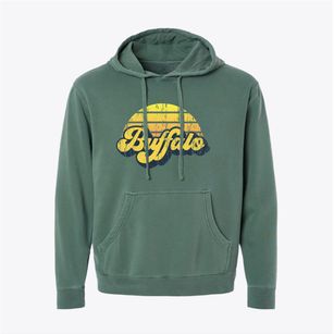 Buffalo New York Sublime Sunset Pigment-Dyed Hoodie