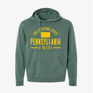  Pennsylvania Motto Pigment-Dyed Hoodie