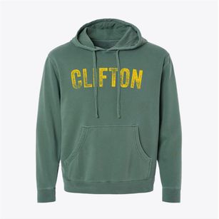 Clifton Maine Timeless Retro Pigment-Dyed Hoodie