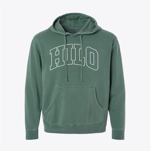 Hilo Hawaii Trendy Block Pigment-Dyed Hoodie