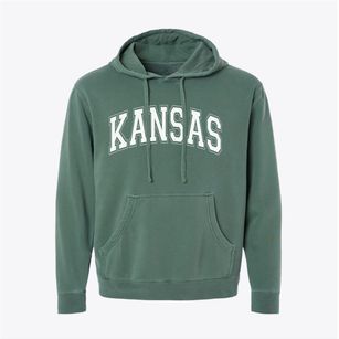 Kansas Illinois Varsity Pigment-Dyed Hoodie