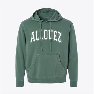 Allouez Wisconsin Varsity Pigment-Dyed Hoodie