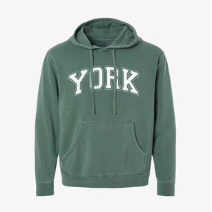 York Maine Varsity Pigment-Dyed Hoodie