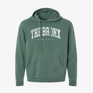 The Bronx New York Urban Vibe Pigment-Dyed Hoodie