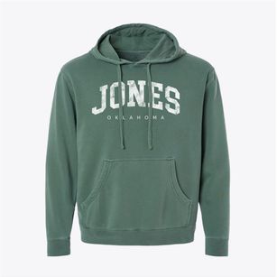 Jones Oklahoma Urban Vibe Pigment-Dyed Hoodie