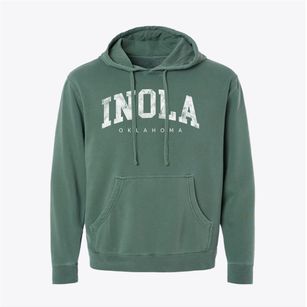 Inola Oklahoma Urban Vibe Pigment-Dyed Hoodie