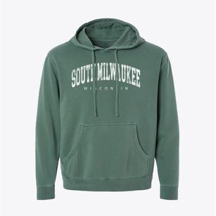 South Milwaukee Wisconsin Urban Vibe Pigment-Dyed Hoodie