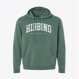 Hibbing Minnesota Urban Vibe Pigment-Dyed Hoodie