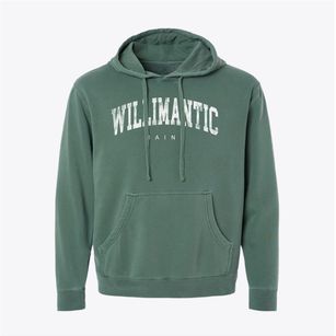 Willimantic Maine Urban Vibe Pigment-Dyed Hoodie