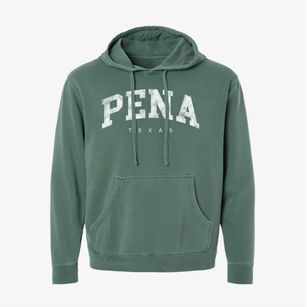 Pena Texas Urban Vibe Pigment-Dyed Hoodie