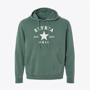 Elyria Ohio Star Pigment-Dyed Hoodie