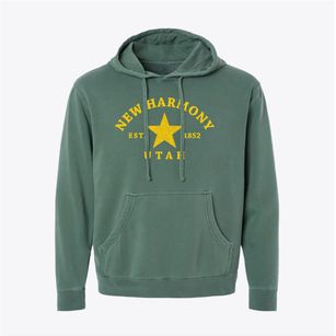 New Harmony Utah Star Pigment-Dyed Hoodie