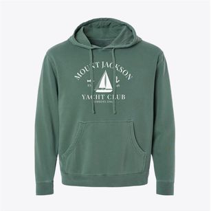 Mount Jackson Virginia Yacht Club Pigment-Dyed Hoodie