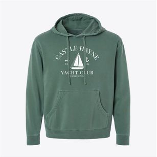 Castle Hayne North Carolina Yacht Club Pigment-Dyed Hoodie