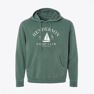 Henderson Minnesota Yacht Club Pigment-Dyed Hoodie