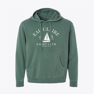 Eau Claire Pennsylvania Yacht Club Pigment-Dyed Hoodie