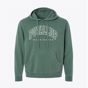 Puyallup Washington Inline Pigment-Dyed Hoodie
