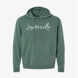 Landersville Alabama Freestyle Pigment-Dyed Hoodie