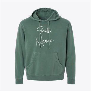 South Nyack New York Freestyle Pigment-Dyed Hoodie