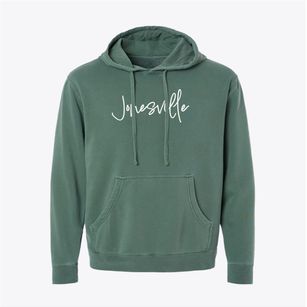 Jonesville South Carolina Freestyle Pigment-Dyed Hoodie