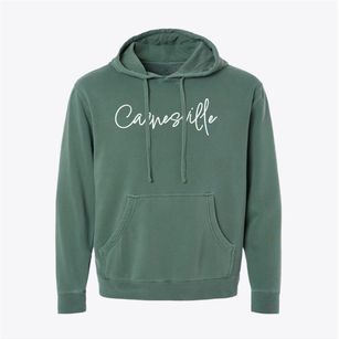 Carnesville Georgia Freestyle Pigment-Dyed Hoodie