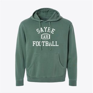 Sayre Arkansas Football Pigment-Dyed Hoodie