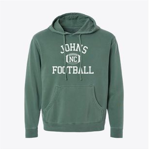 Johns North Carolina Football Pigment-Dyed Hoodie