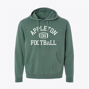 Appleton Ohio Football Pigment-Dyed Hoodie