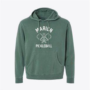 Marion Connecticut Pickleball Pigment-Dyed Hoodie