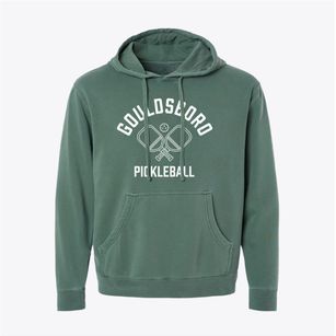 Gouldsboro Maine Pickleball Pigment-Dyed Hoodie
