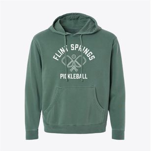 Flint Springs Tennessee Pickleball Pigment-Dyed Hoodie