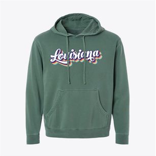  Louisiana Retro Candy Vibes Pigment-Dyed Hoodie