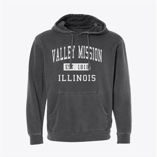 Valley Mission Illinois Classic Established Pigment-Dyed Hoodie
