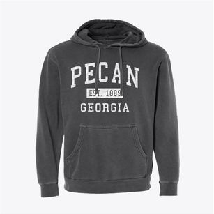 Pecan Georgia Classic Established Pigment-Dyed Hoodie
