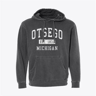 Otsego Michigan Classic Established Pigment-Dyed Hoodie