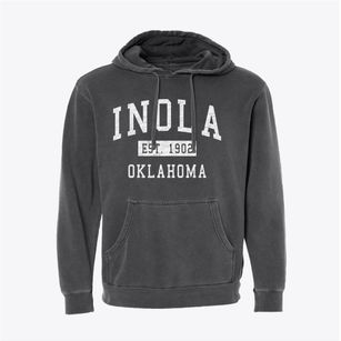 Inola Oklahoma Classic Established Pigment-Dyed Hoodie
